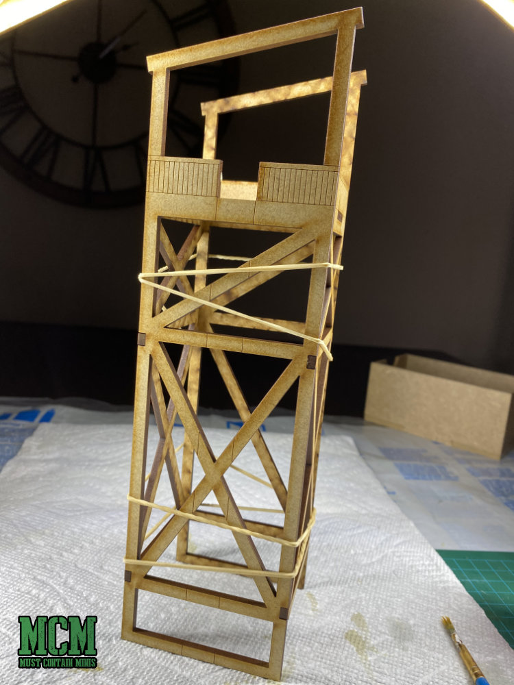 A 28mm guard tower. I could envision this being used for many different games going from Bolt Action all the way up to Warhammer 40,000. 
