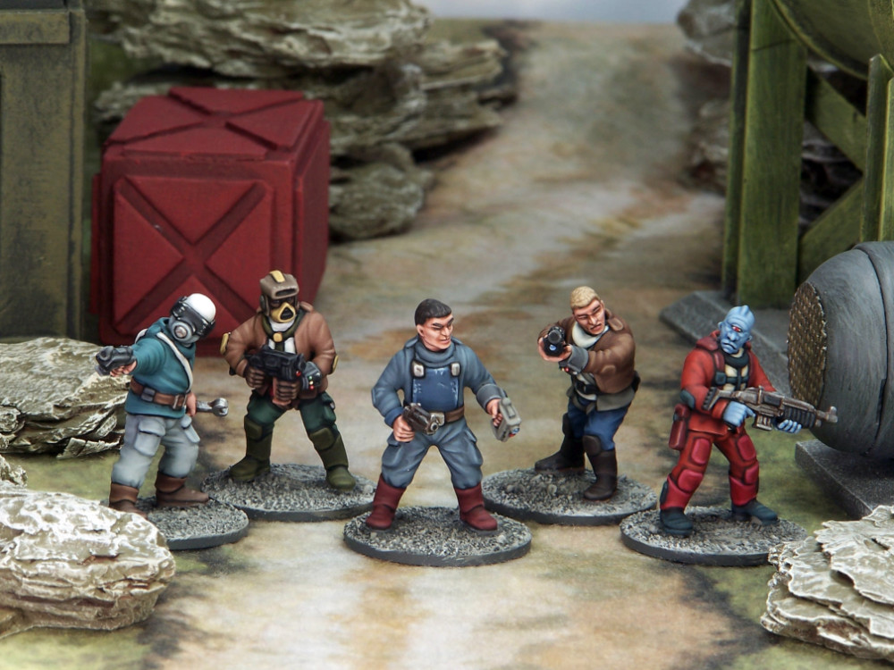 Painted Stargrave Miniatures by Kev from North Star Military Figures and Osprey Games.