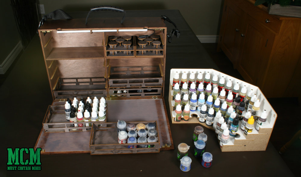 How to store Vallejo, The Army Painter and Citadel Paint Bottles and Pots.