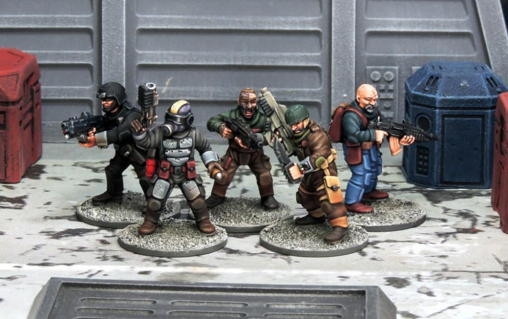 Painted Stargrave Mercenaries 
