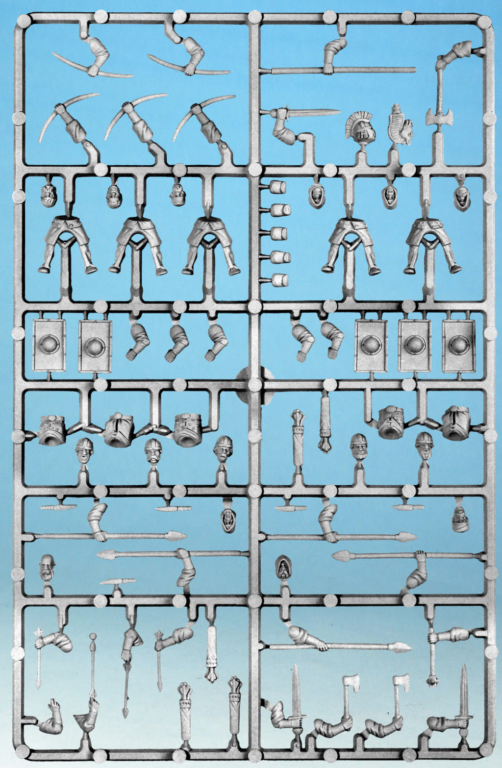 Oathmark Human Cavalry Sprue - Plastic Frame