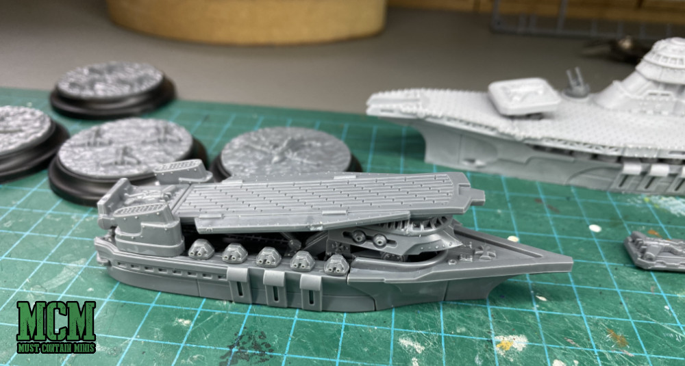 A Konrad Carrier for Dystopian Wars - Part of the Imperial Fleet - Prussians. 