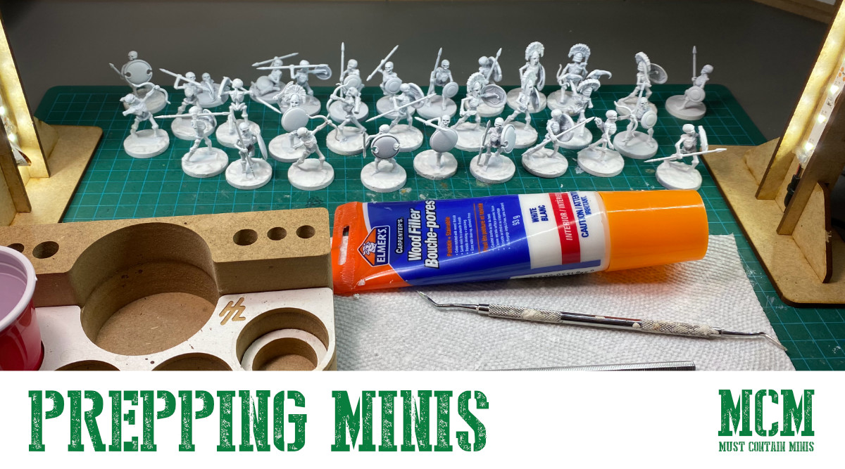 How to Prep Plastic Miniatures for Painting - Must Contain Minis