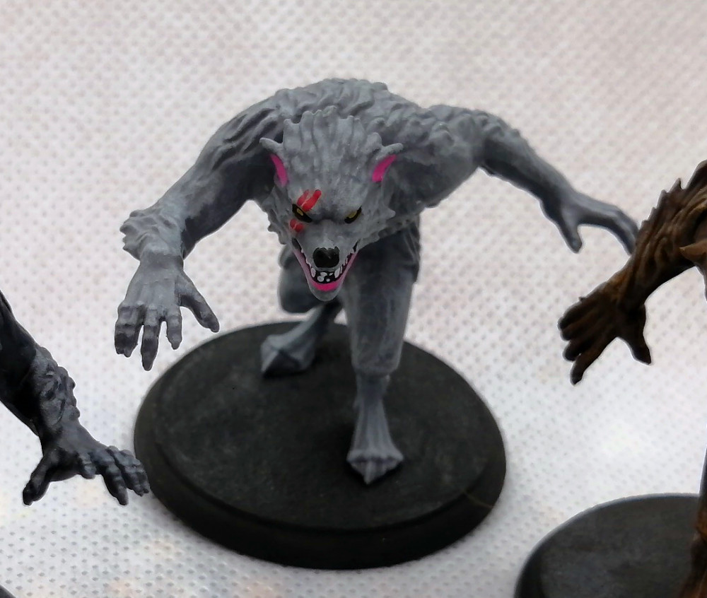 Painted Werewolves for Shadows of Brimstone - Painted and photographed by Dave Lamers