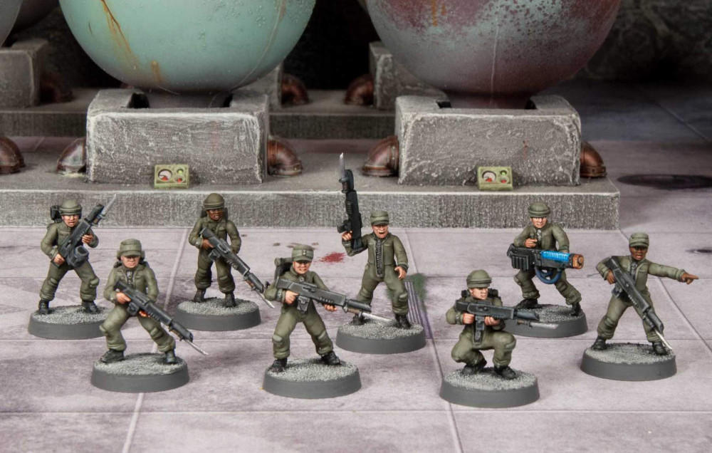 Wargames Atlantic Cannon Fodder in jump suits