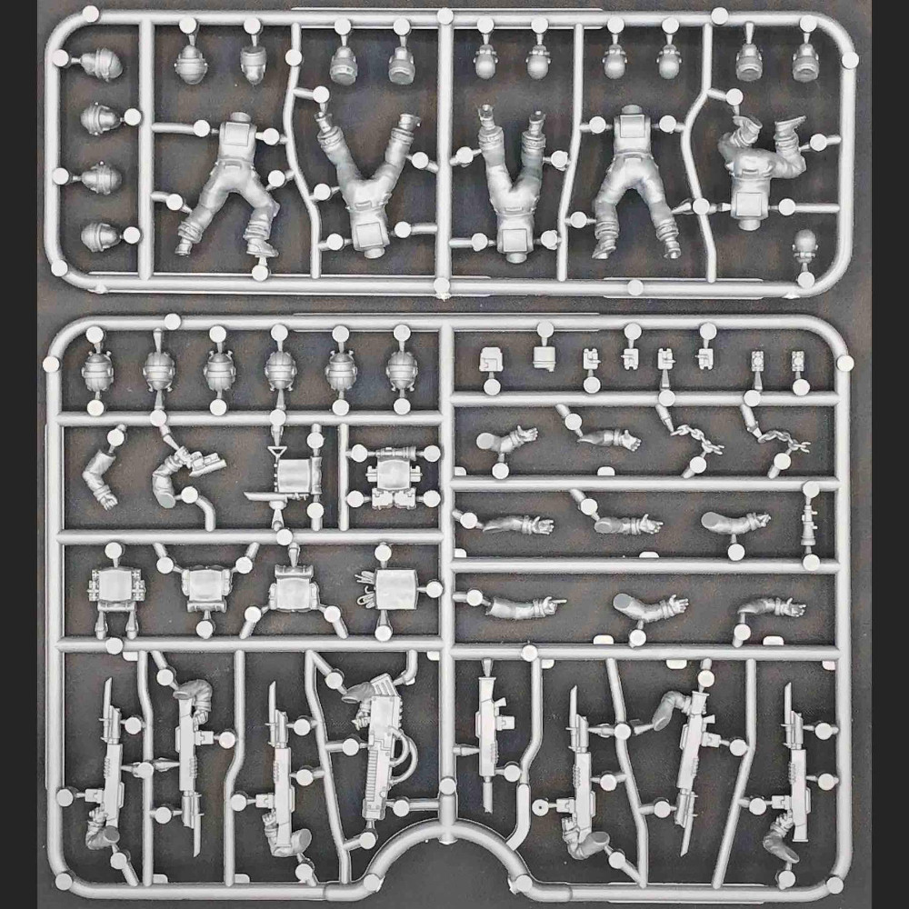 The Cannon Fodder Sprue by Wargames Atlantic for Death Fields 