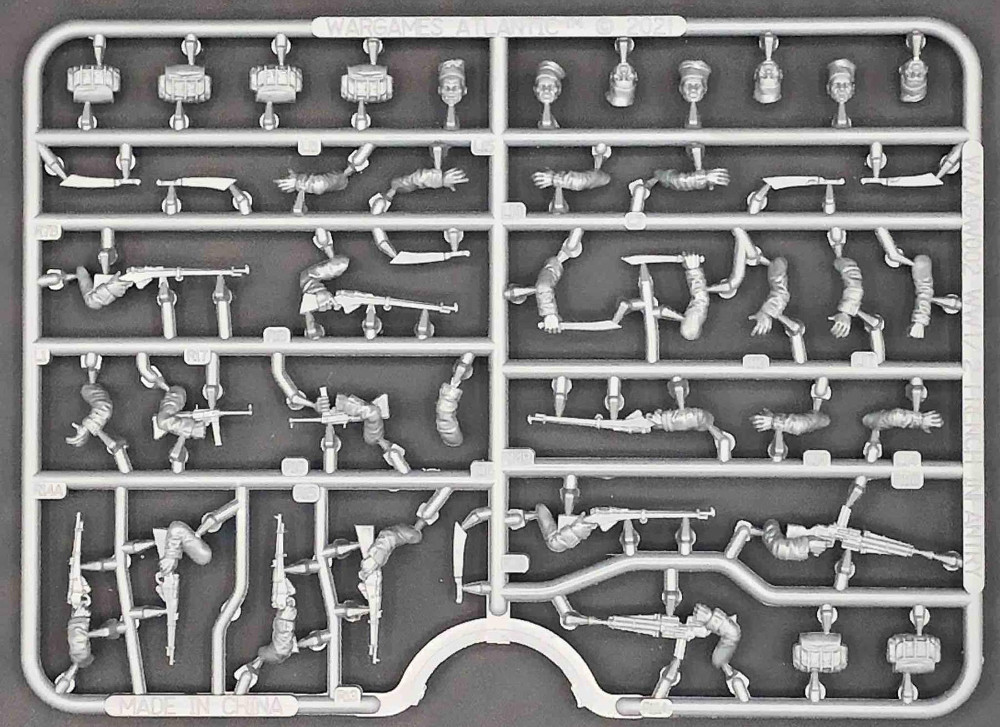 Wargames Atlantic French Infantry for 1916-1940 weapons sprue