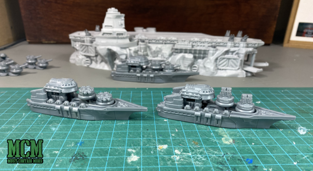 Dystopian Wars Imperium Cruisers 