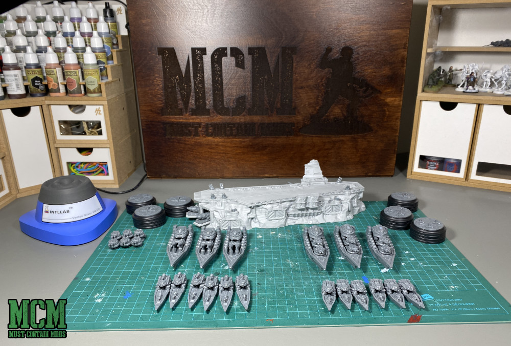 Ice Maiden Battlefleet - built