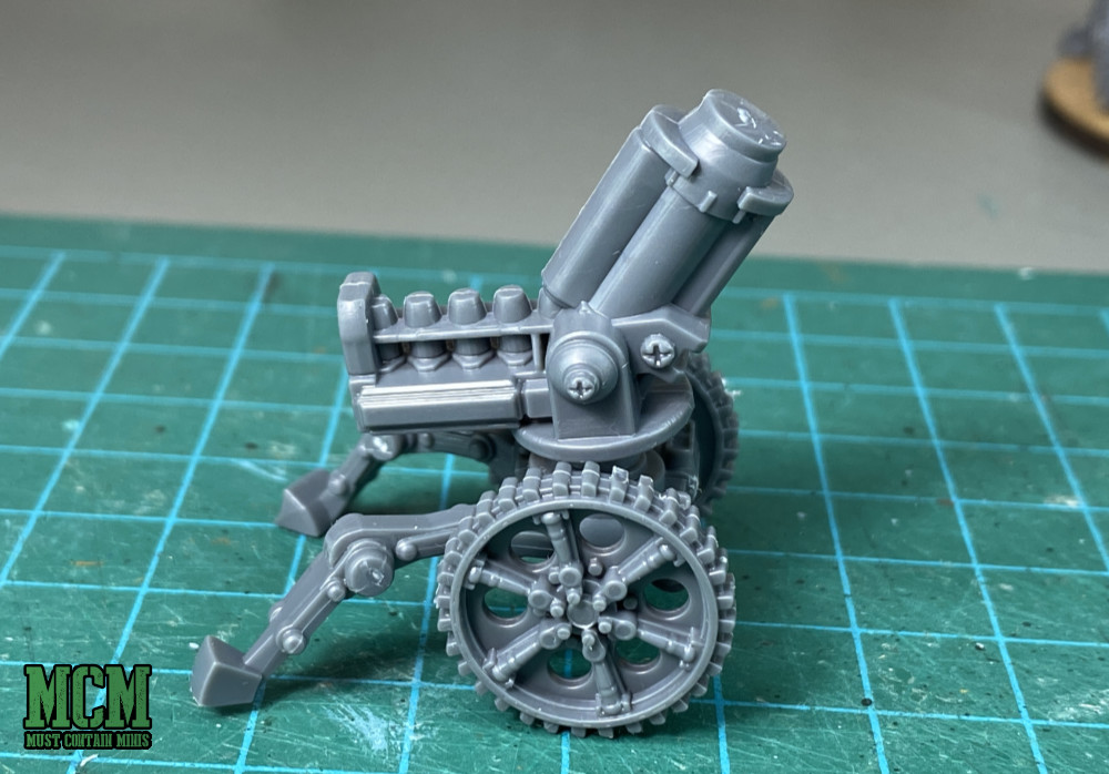 28mm auto mortar on a carriage