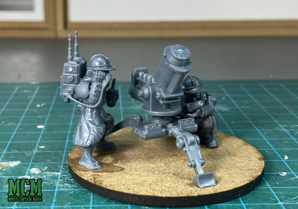 proxy Vox Caster and Mortar for astra militarium - Wargames Atlantic Command and Heavy Support Weapon