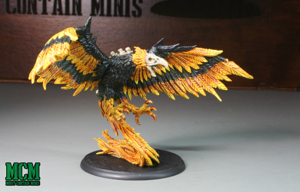 An Onmorake Carrion Phoenix for Shadows of Brimstone: Forbidden Fortress 