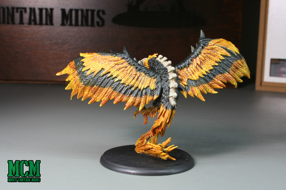 A painted kickstarter miniature for Shadows of Brimstone: Forbidden Fortress. 