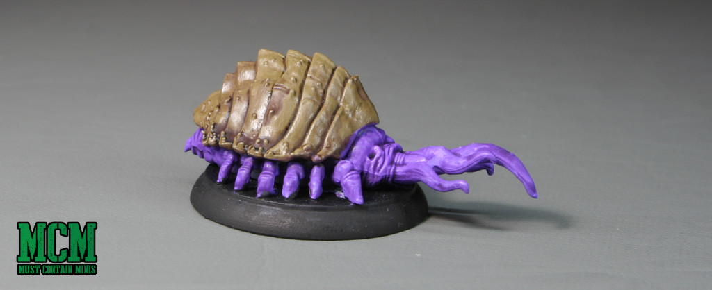 One of the Flesh Mites for Shadows of Brimstone: Forbidden Fortress