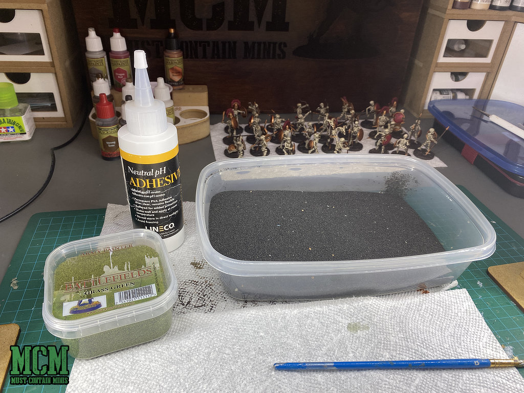 Basing the miniatures 