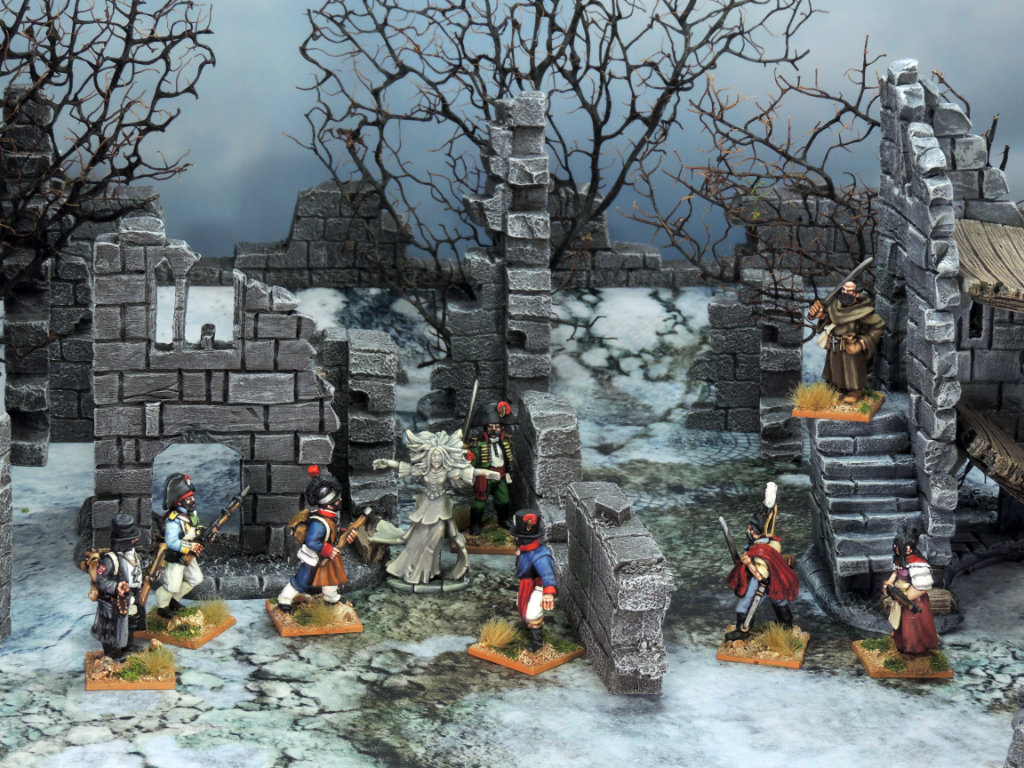 Hunters take on a Ghost in this miniatures game of Napoleonic horror.