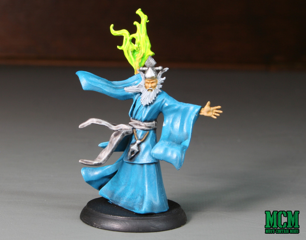 A Fallen Sorcerer painted for a board game.