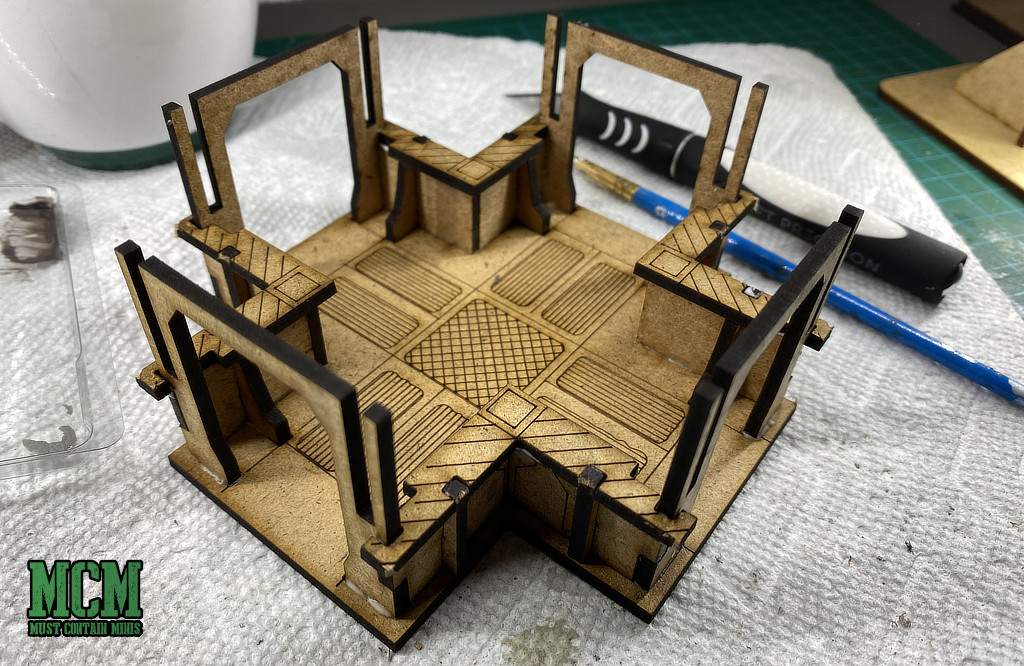 GRID 3D Modular Terrain - Hallway Junction