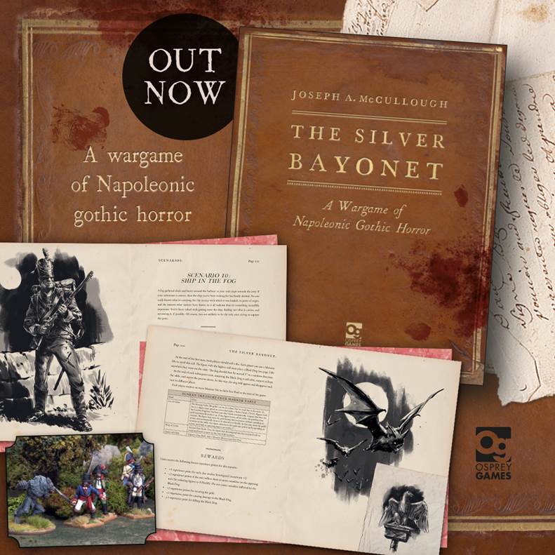 The Silver Bayonet is out now! Buy it from these places above.