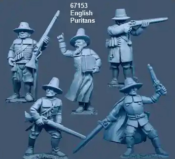 28 English Puritans - Flint and Feather Contact - 28mm pilgrim miniatures 