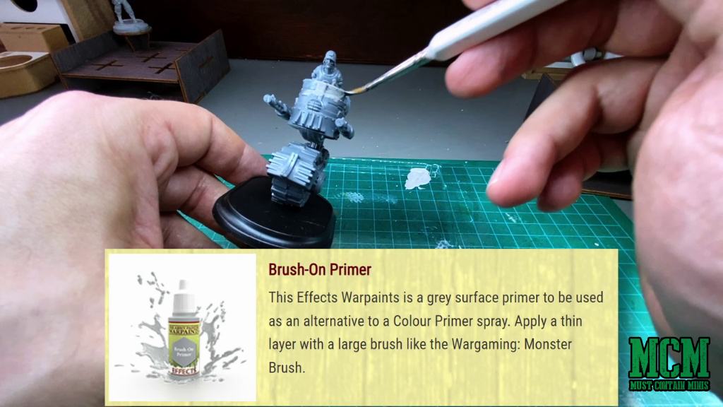 How to use the army painter brush on primer