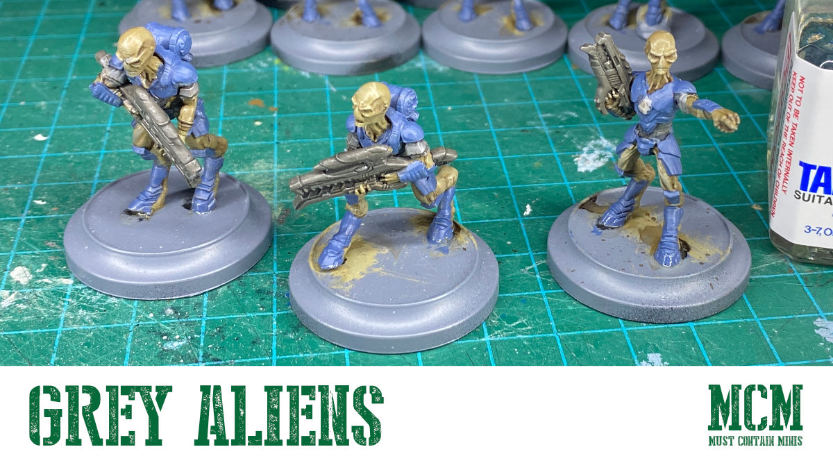 Read more about the article Working on Miniatures of Aliens – Wild West Exodus