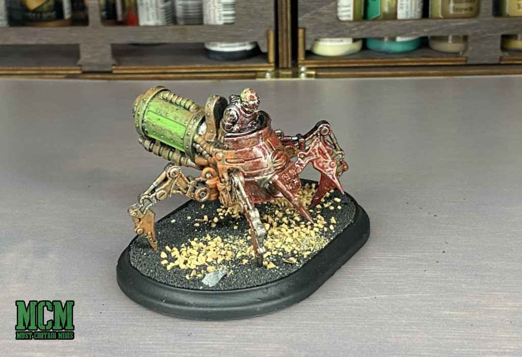 A bloody Spider Cav miniature