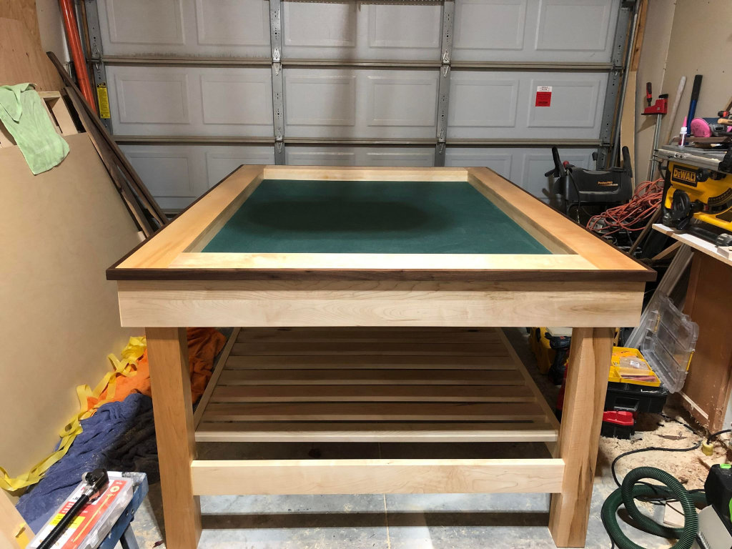 A Custom built gaming table