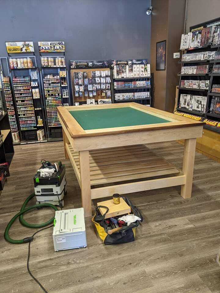 Building a Gaming Table for a game store