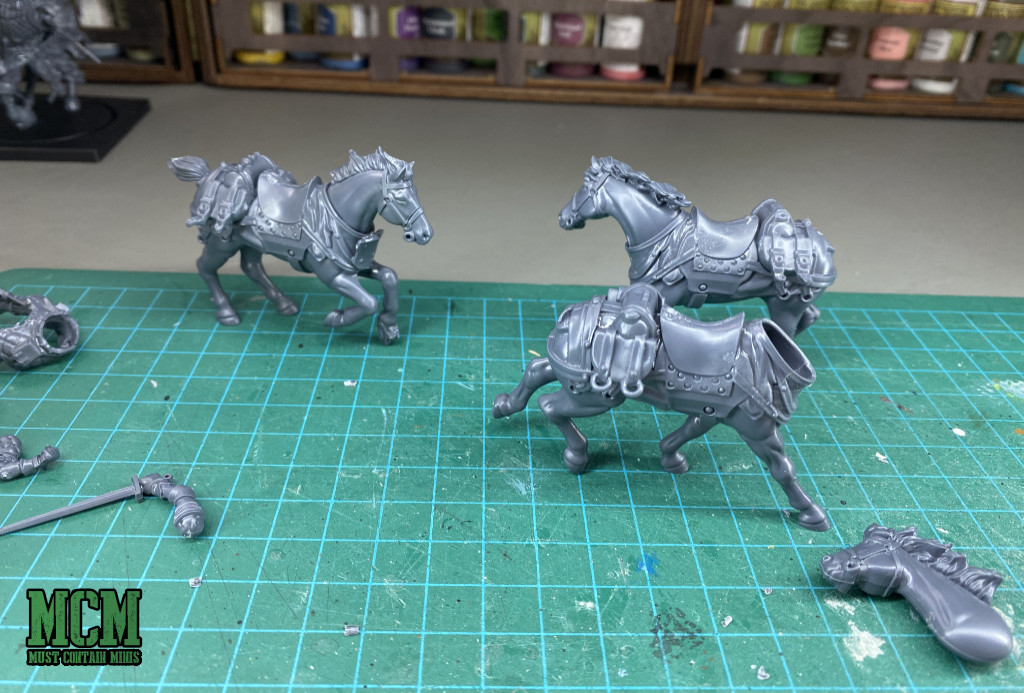 Horse Miniatures for Conquest - Para Bellum Hundred Kingdoms Mounted Squires Review 