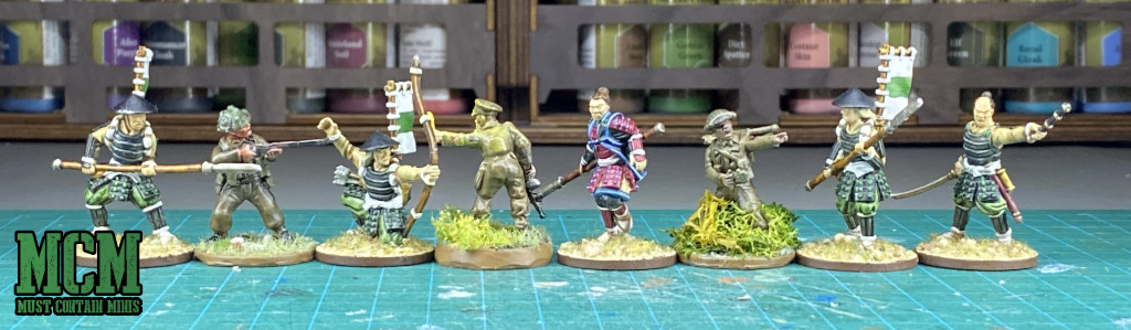 28mm Samurai Warband Review - Test of Honour Scale Comparison to Bolt Action