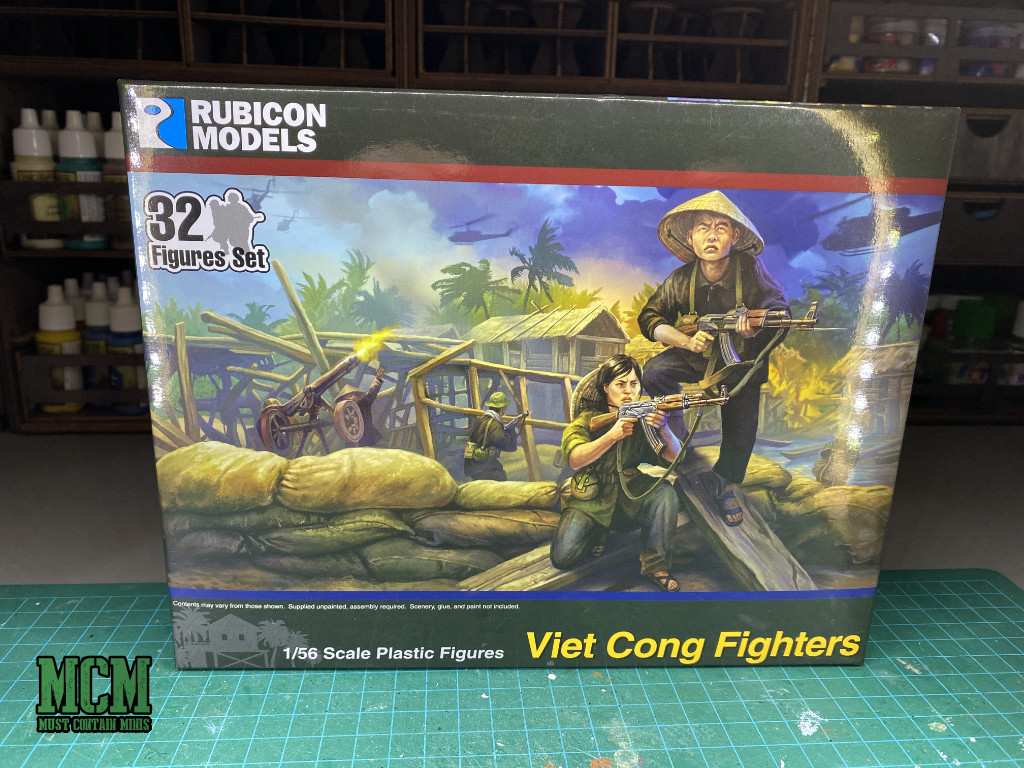 28mm Viet Cong Fighters by Rubicon Models - 1/56 scale plastic figures