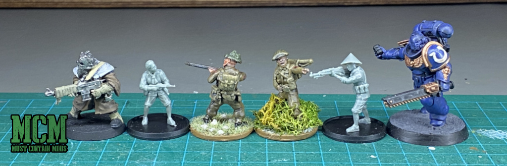 Viet Cong Fighters Review - Scale Comparison Image