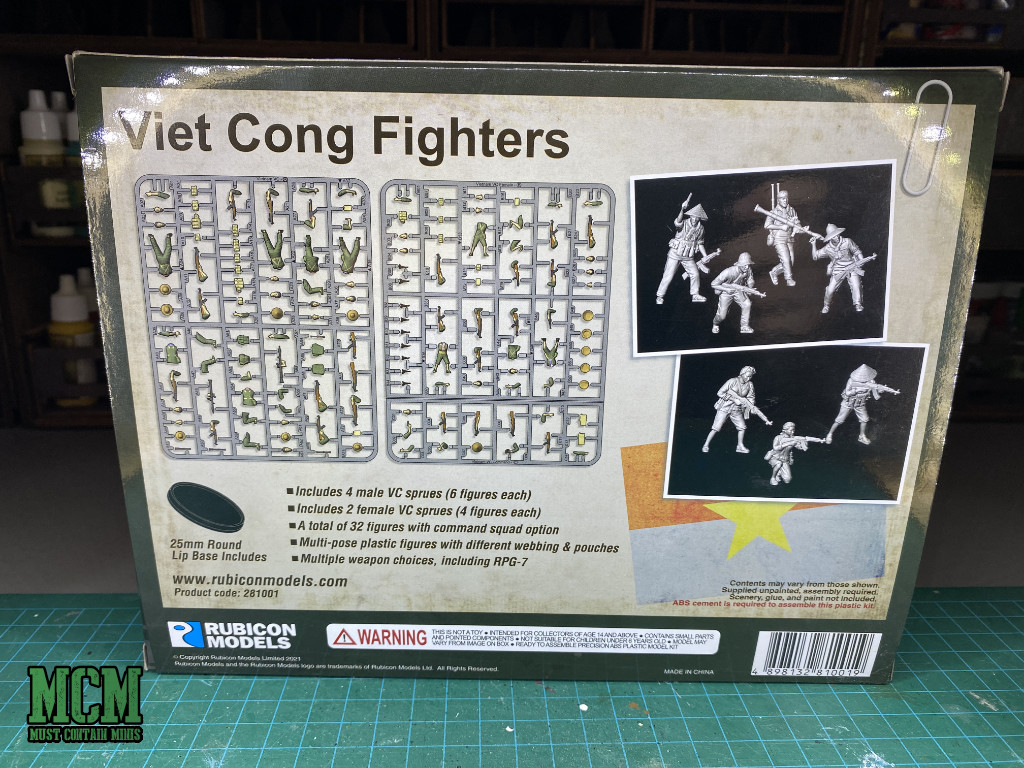 Viet Cong Fighters for miniature wargaming in 28mm 