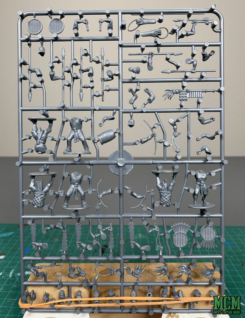 Wargames Atlantic Aztec Warriors Sprue - miniatures review 