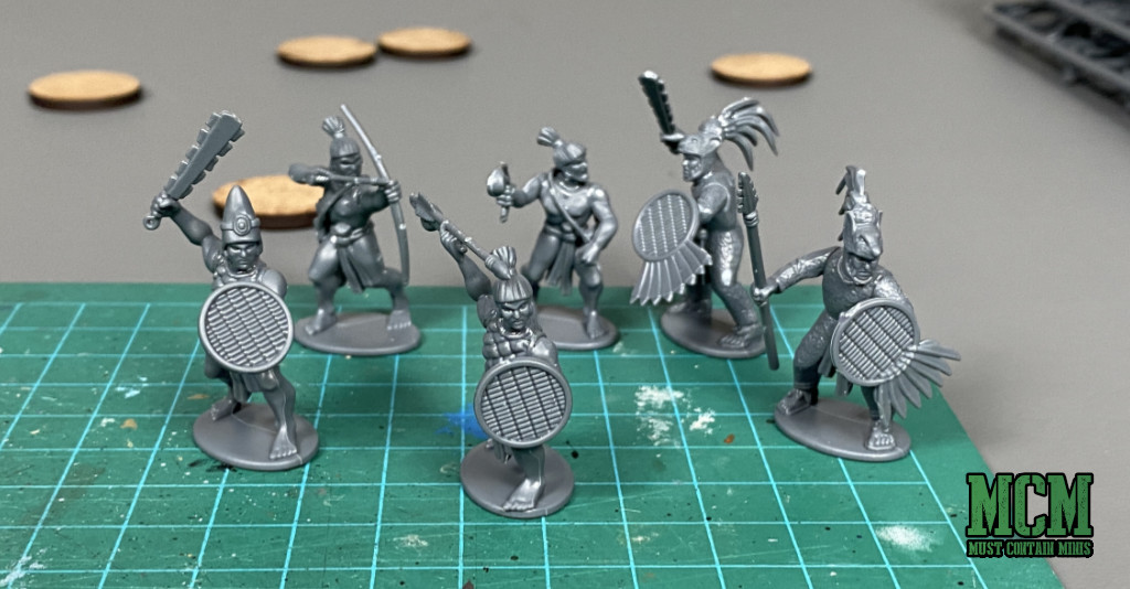 6 of the miniatures built
