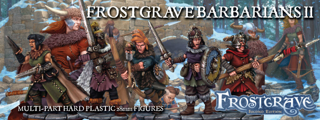 More Painted Frostgrave Female Barbarians 