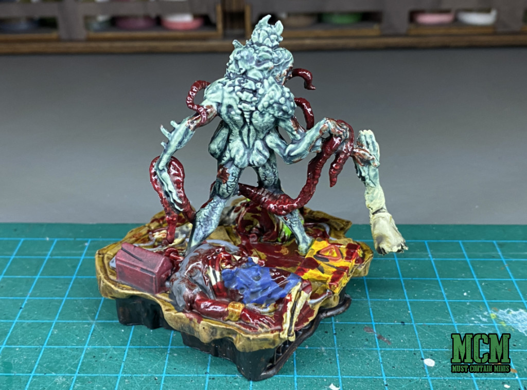 So much gore on this painted board game miniature