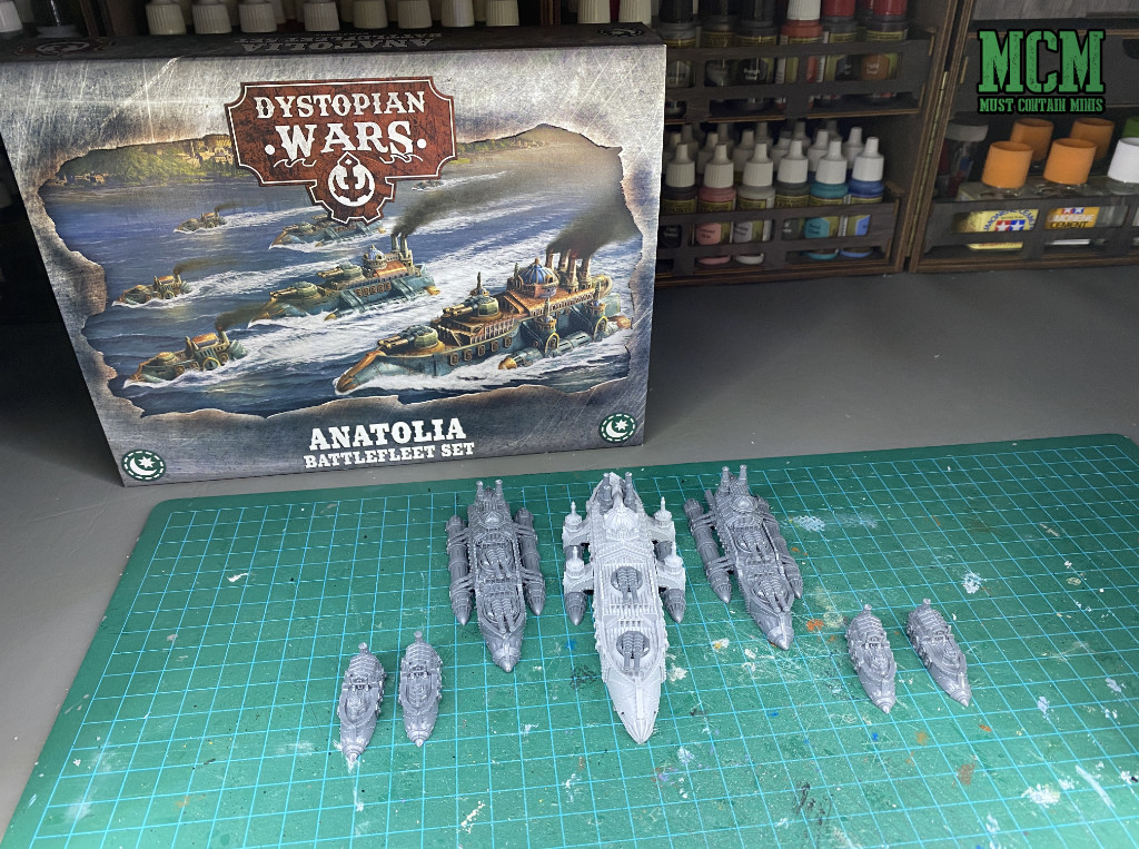 Anatolia Battlefleet Review for Dystopian Wars