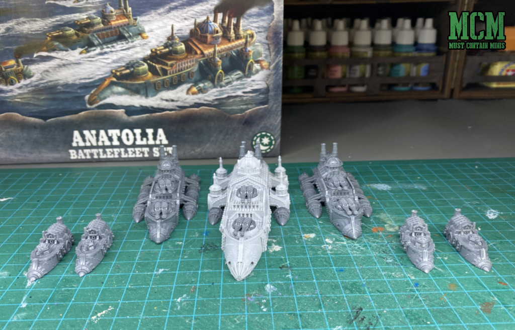 The complete battlefleet together