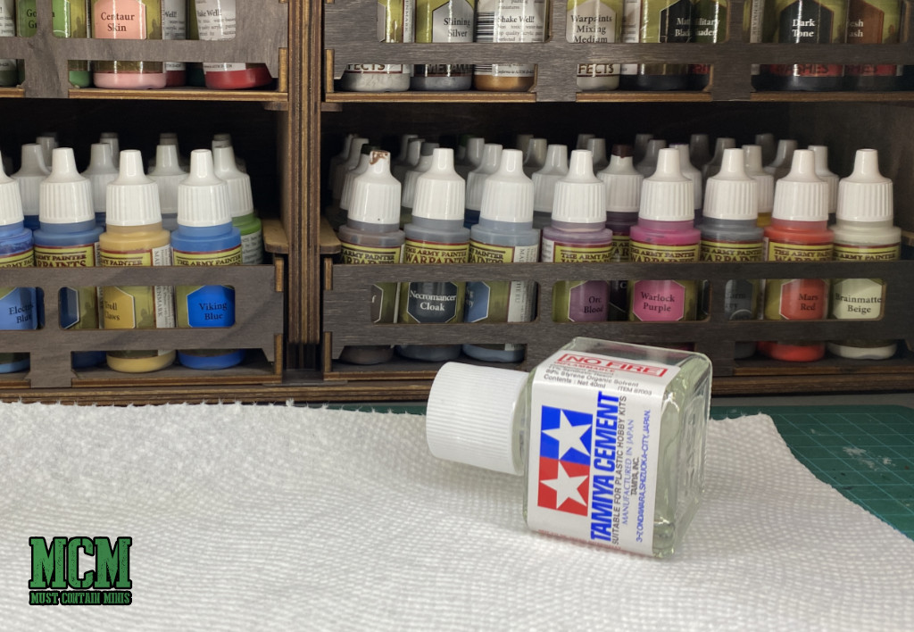 Don't cry over spilled glue. 

Glue holder review for miniatures building and model building. 