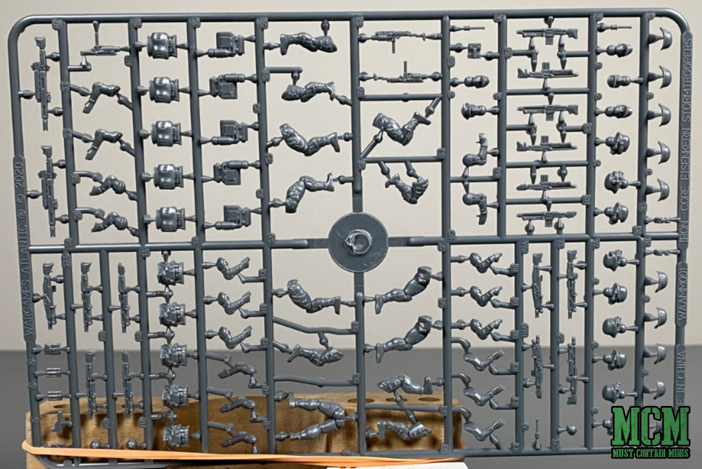 The front of the Eisenkern Stormtroopers sprue by Wargames Atlantic 