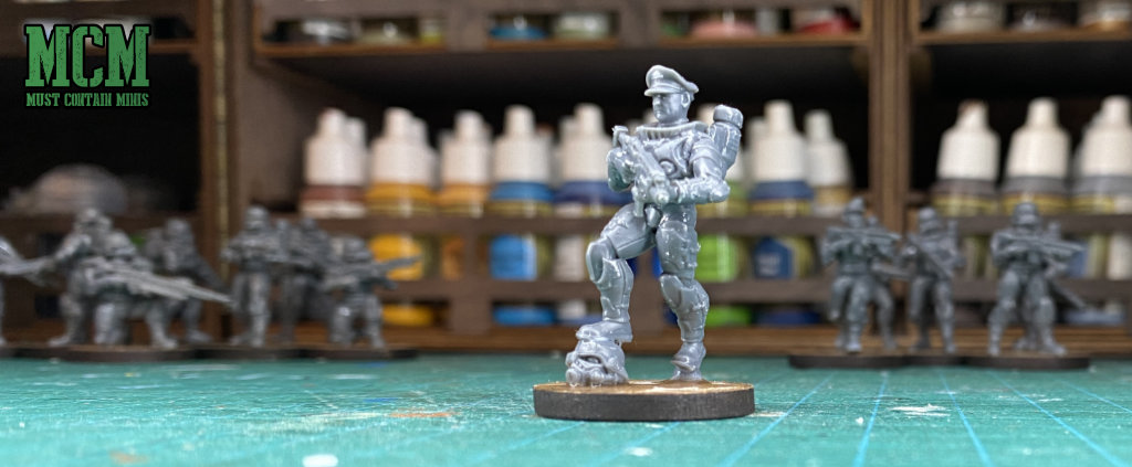 An Iron-Core commander miniature by Wargames Atlantic 