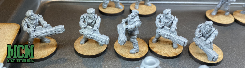 Bulldogs with their plasma cannons - Wargames Atlantic miniature review 