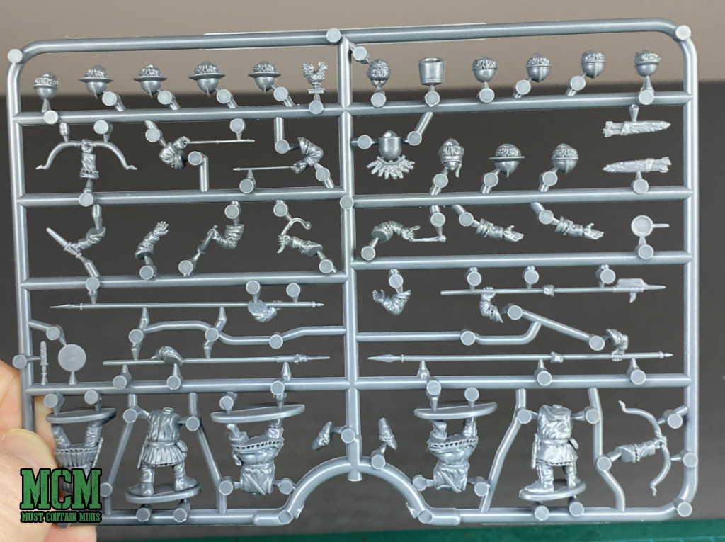 Wargames Atlantic Halfling Militia Sprue - Rear