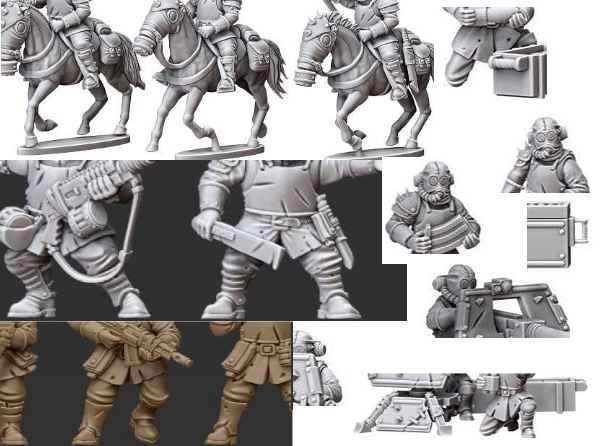 Wargames Atlantic Post Apocalypse miniatures preview 