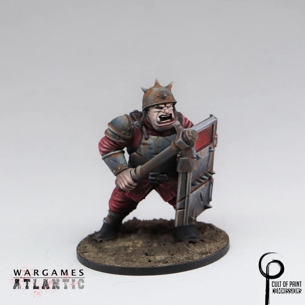 Painted proxy Ogryns and Bullgryns miniature