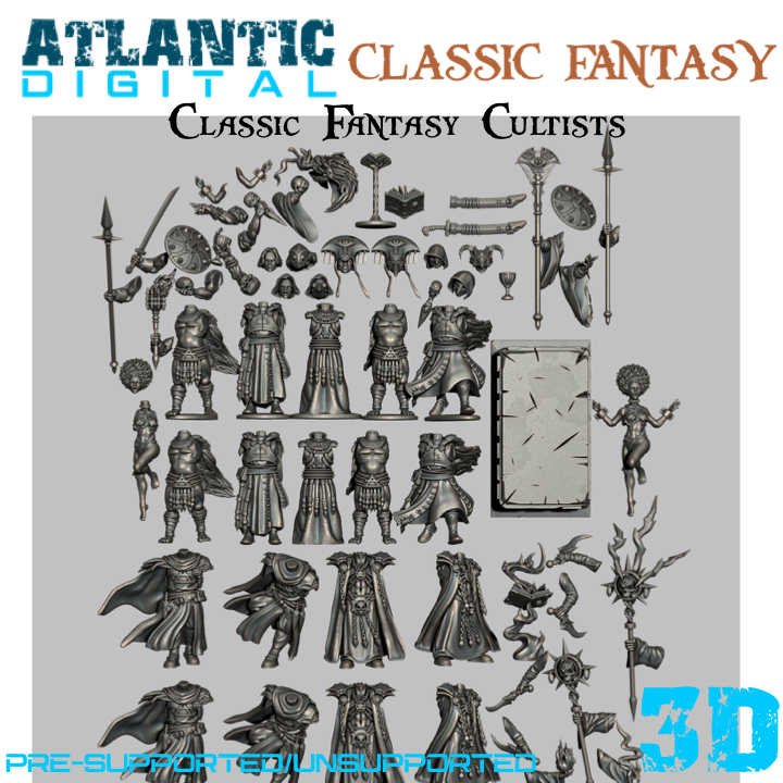 Wargames Atlantic Fantasy Cultist miniatures