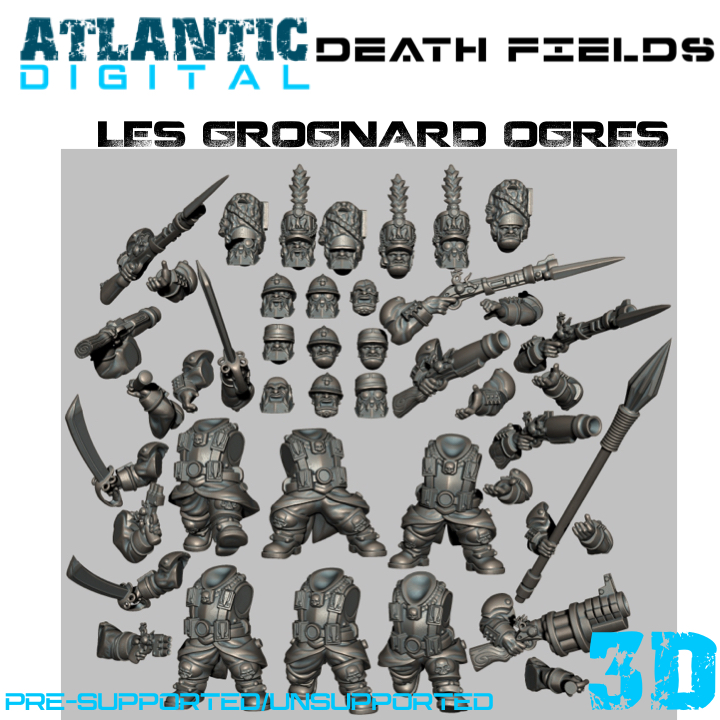 Les Grognard Ogres pieces 