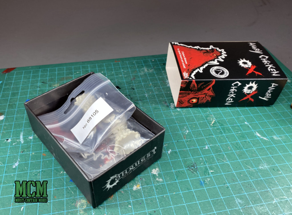 Unboxing the Conquest Angry Chicken by Para Bellum Games